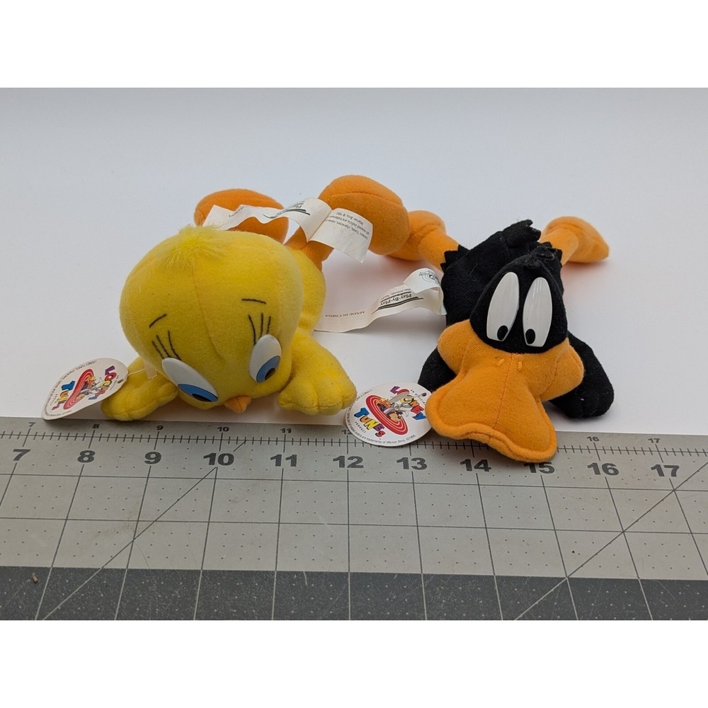 Looney Tunes Tweety‎ Bird Sylvester Plush 8 Inch Play by Play Stuffed Animal